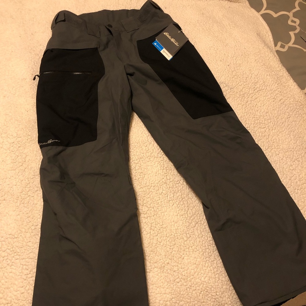 NWT Men’s Eddie Bauer Telemetry Freeride Snow Pants Weatheredge Plus Size Medium